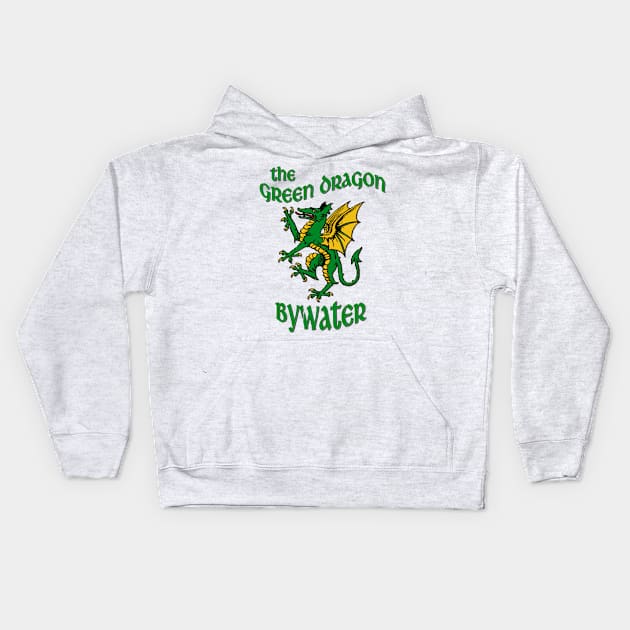 The Green Dragon - Bywater Kids Hoodie by G. Patrick Colvin